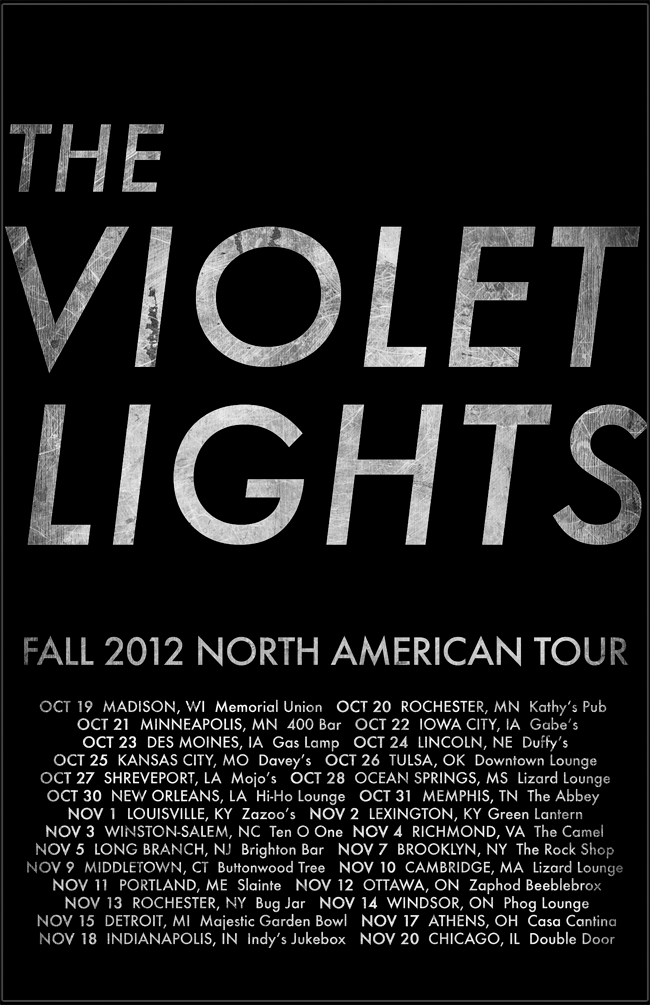 Fall 2012 North American Tour